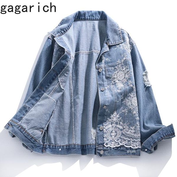 women's jackets gagarich women denim coat spring autumn 2021 korean style loose embroidered short jeans female casual jacket, Black;brown
women's jackets gagarich women denim coat spring autumn 2021 korean style loose embroidered short jeans female casual jacket, Black;brown