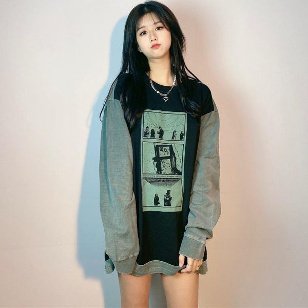 men's t-shirts high street brand c.e 21ss vintage print washed patchwork t-shirt women's y2k crop kawaii woman clothes, White;black
men's t-shirts high street brand c.e 21ss vintage print washed patchwork t-shirt women's y2k crop kawaii woman clothes, White;black