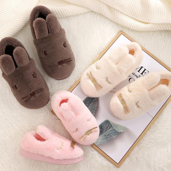 slippers winter cute animal plush women home warm couple bedroom slapping shoes comfortable family, Black
slippers winter cute animal plush women home warm couple bedroom slapping shoes comfortable family, Black