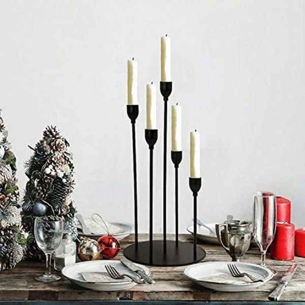 candle holders black for taper candles,metal 5 arms candelabra table centerpieces,christmas halloween fireplace decoration 478
candle holders black for taper candles,metal 5 arms candelabra table centerpieces,christmas halloween fireplace decoration 478