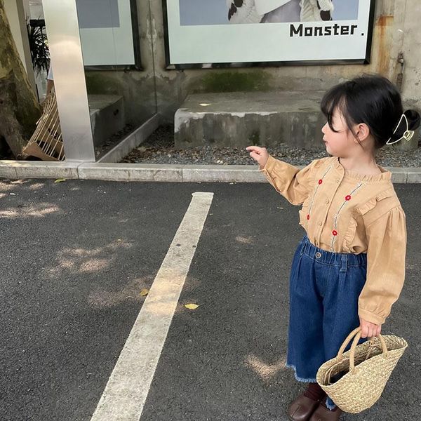 jeans children's autumn clothes korean wide leg female baby loose woolen casual pants trouser 6-23, Blue
jeans children's autumn clothes korean wide leg female baby loose woolen casual pants trouser 6-23, Blue