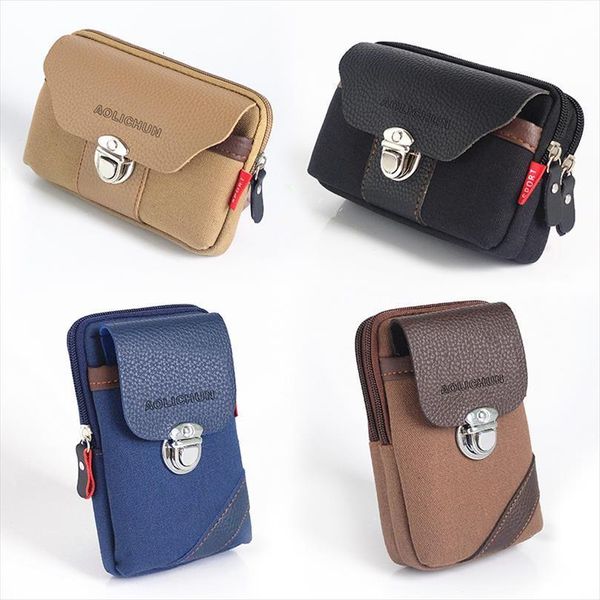men fanny pack mobile phone waist bags good quality hasp cover canvas coin purse burse pocket fabric packs man purses
men fanny pack mobile phone waist bags good quality hasp cover canvas coin purse burse pocket fabric packs man purses
