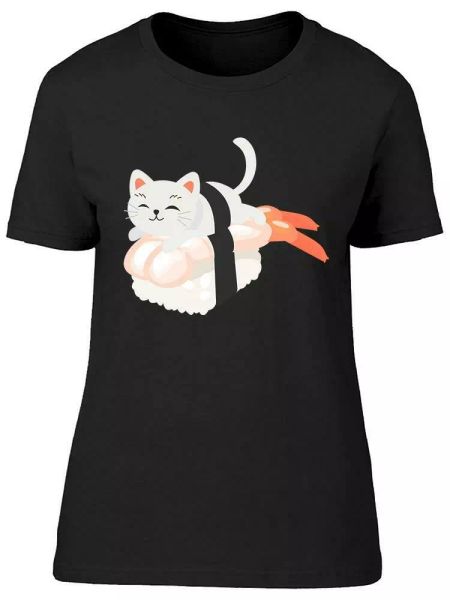 sushi cute cat tee women's -image by shutterstock women's t-shirt, White;black
sushi cute cat tee women's -image by shutterstock women's t-shirt, White;black