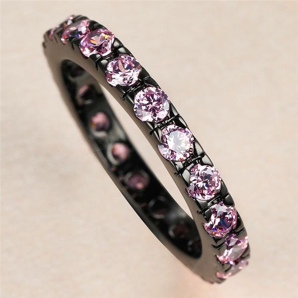 simple female pink crystal stone ring charm 14kt black gold thin wedding rings for women classic round zircon engagement, Slivery;golden
simple female pink crystal stone ring charm 14kt black gold thin wedding rings for women classic round zircon engagement, Slivery;golden