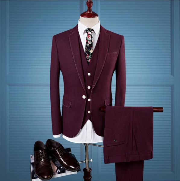 men's suits & blazers jacket+vest +pants) custom slim fit men casual business jacket wool wedding suit costume homme mariage, White;black
men's suits & blazers jacket+vest +pants) custom slim fit men casual business jacket wool wedding suit costume homme mariage, White;black
