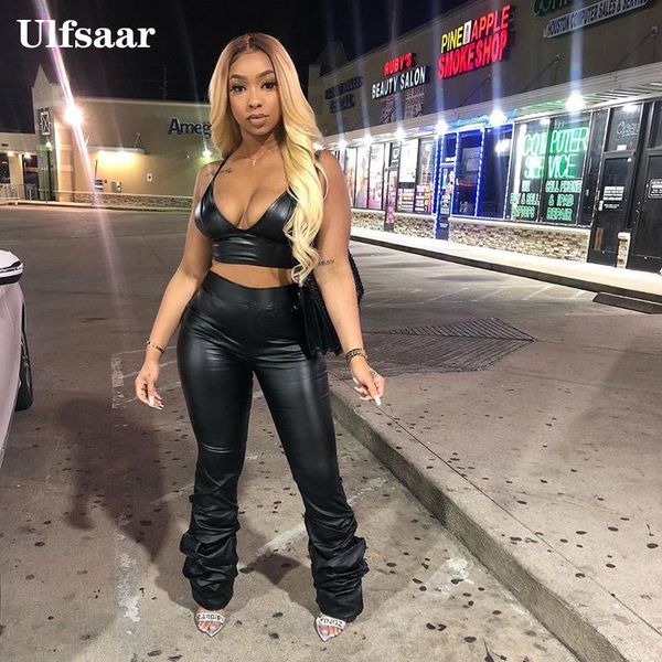 women's leggings ulfsaar black pu leather stacked style pants womens autumn winter trousers luxurious design slim female
women's leggings ulfsaar black pu leather stacked style pants womens autumn winter trousers luxurious design slim female