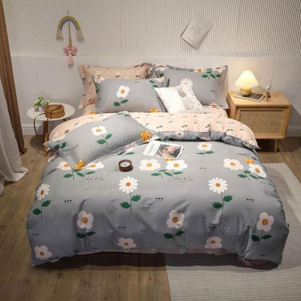 bedding sets white daisy flowers grey 100% cotton fabric bedlinens size flat sheet set duvet cover pillowcases
bedding sets white daisy flowers grey 100% cotton fabric bedlinens size flat sheet set duvet cover pillowcases