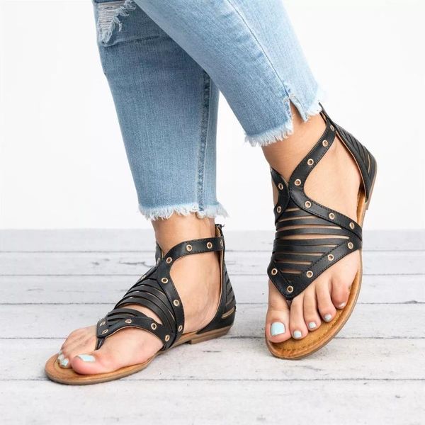 casual black flat gladiator sandals women 2021 summer large size 36-43 fashion beach shoes woman
casual black flat gladiator sandals women 2021 summer large size 36-43 fashion beach shoes woman