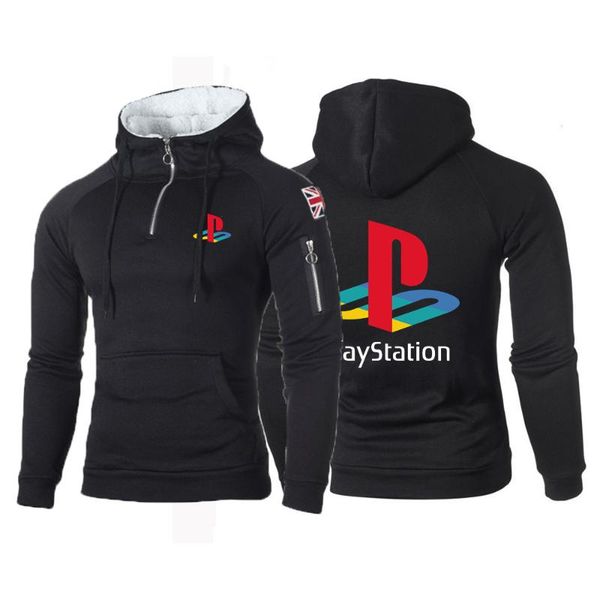 men's hoodies & sweatshirts spring autumn playstation printing comfortable sports and leisure running solid cotton casual coats, Black
men's hoodies & sweatshirts spring autumn playstation printing comfortable sports and leisure running solid cotton casual coats, Black