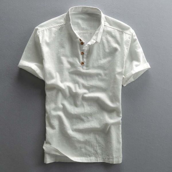 men's cotton linen shirts pullover short sleeve vintage men dress shirt solid slim fit designer ts-192 casual, White;black
men's cotton linen shirts pullover short sleeve vintage men dress shirt solid slim fit designer ts-192 casual, White;black