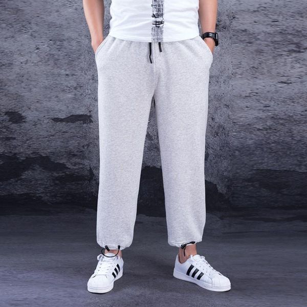 men's pants leg drawstring quarter sports thin loose wide small foot necked legged guard hong, Black
men's pants leg drawstring quarter sports thin loose wide small foot necked legged guard hong, Black