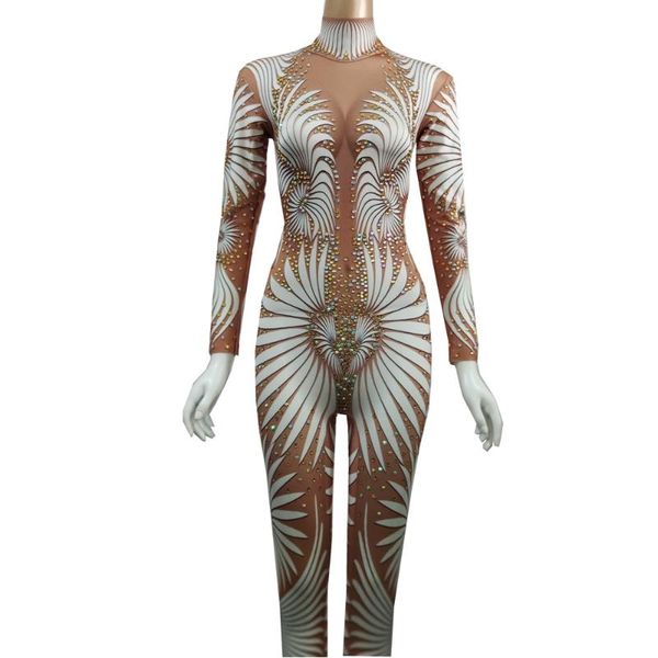 women's jumpsuits & rompers print jumpsuit long sleeve sparkly rhinestones bodysuit stage dance costume female singer club wear party o, Black;white
women's jumpsuits & rompers print jumpsuit long sleeve sparkly rhinestones bodysuit stage dance costume female singer club wear party o, Black;white