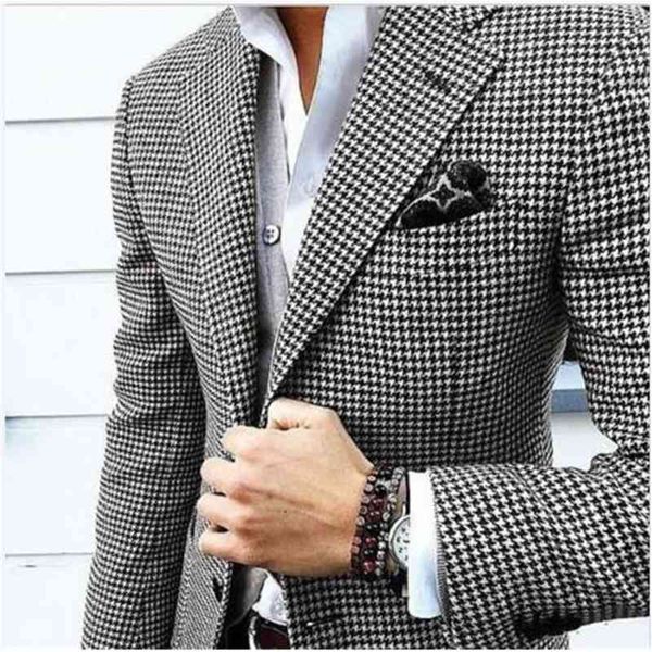 men's suits & blazers handsome groomsmen houndstooth groom tuxedos shawl satin lapel men wedding/prom man blazer ( jacket+pan, White;black
men's suits & blazers handsome groomsmen houndstooth groom tuxedos shawl satin lapel men wedding/prom man blazer ( jacket+pan, White;black