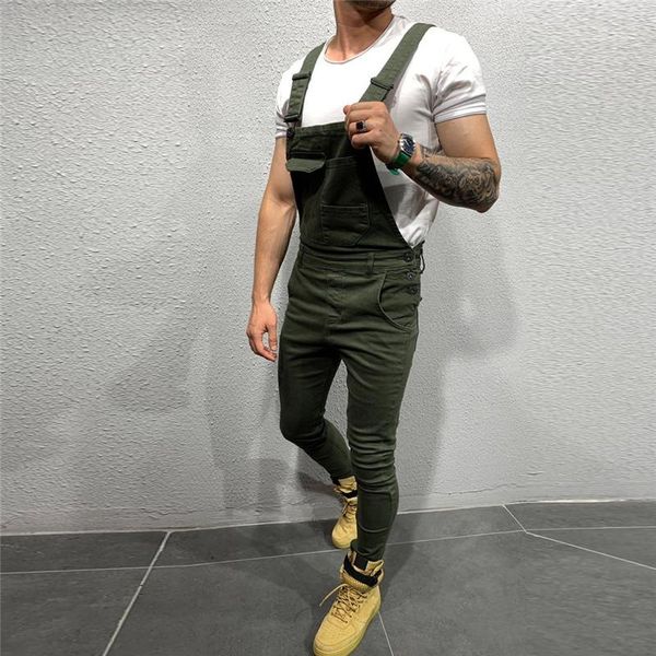 men's jeans man pants for men pocket denim overall jumpsuit cool designer brand streetwear suspender pant e21, Blue
men's jeans man pants for men pocket denim overall jumpsuit cool designer brand streetwear suspender pant e21, Blue