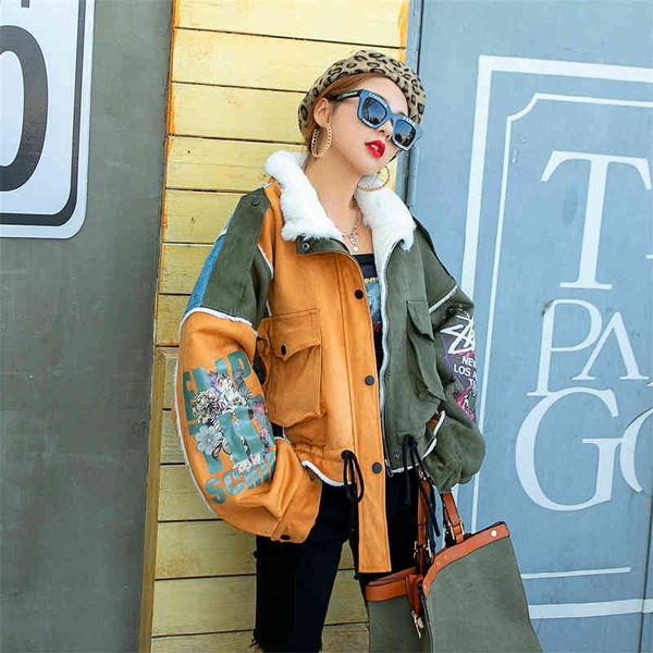 jacket station heavy winter correspondence blown wool cotton female fur, Black;brown
jacket station heavy winter correspondence blown wool cotton female fur, Black;brown