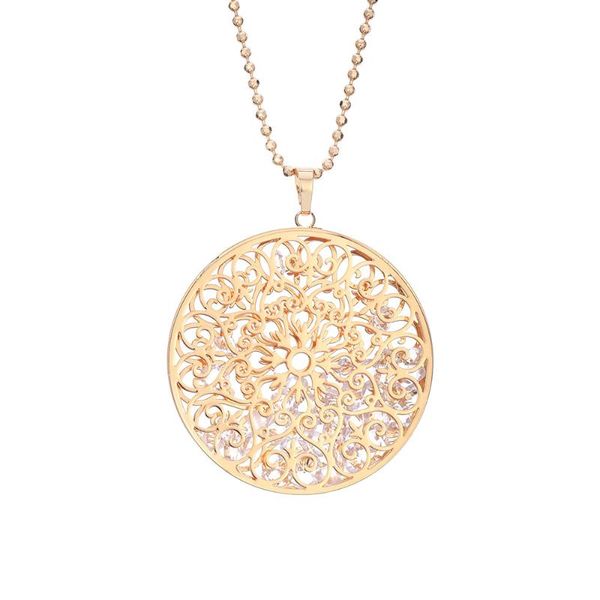 gold hollow flower pendant necklace long sweater chain boho jewelry geometric crystal for women gift 2021 fashion necklaces, Silver
gold hollow flower pendant necklace long sweater chain boho jewelry geometric crystal for women gift 2021 fashion necklaces, Silver