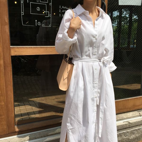 casual dresses dresses simple loose female autumn single-breasted lace-up white shirt women dress a-line vestidos 5m4n, Black;gray
casual dresses dresses simple loose female autumn single-breasted lace-up white shirt women dress a-line vestidos 5m4n, Black;gray