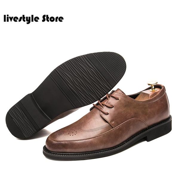 men dress shoes lace up formal footwear spring autumn wedding black brown gray flat
men dress shoes lace up formal footwear spring autumn wedding black brown gray flat