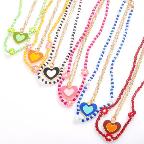 chains ladyfirsy metal chain heart-shape acrylic beaded flower necklaces for women multicolor geometric round necklace jewelry gift, Silver
chains ladyfirsy metal chain heart-shape acrylic beaded flower necklaces for women multicolor geometric round necklace jewelry gift, Silver