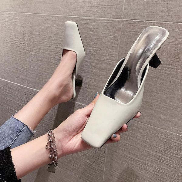 female shoes slippers casual cover toe med shallow women heels slides 2021 luxury summer soft square high thin rubber pumps fash, Black
female shoes slippers casual cover toe med shallow women heels slides 2021 luxury summer soft square high thin rubber pumps fash, Black