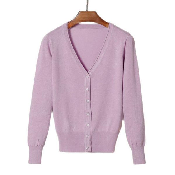 women's knits & tees fashion sweater spring plus size knitted cardigan coat long sleeve korean oversize thin clothing, White
women's knits & tees fashion sweater spring plus size knitted cardigan coat long sleeve korean oversize thin clothing, White