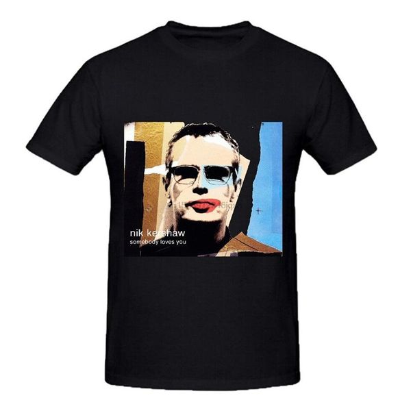 men's t-shirts o neck personalized buttons 2021 fashion t shirts nik kershaw somebody loves you black tee for men, White;black
men's t-shirts o neck personalized buttons 2021 fashion t shirts nik kershaw somebody loves you black tee for men, White;black