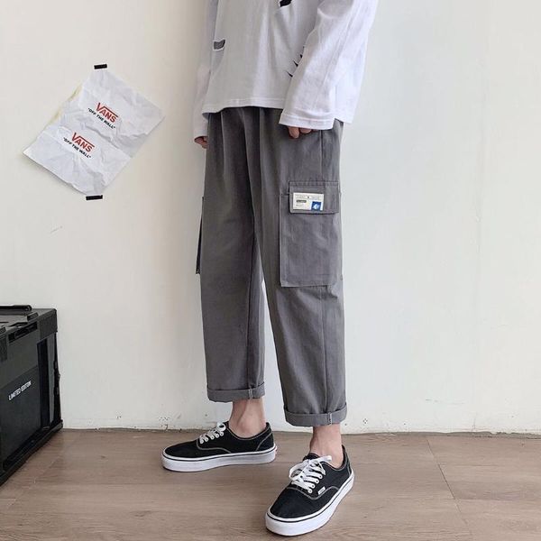 men's pants men casual japan streetwear joggers cargo woman hip hop pockets male oversize autumn trousers, Black
men's pants men casual japan streetwear joggers cargo woman hip hop pockets male oversize autumn trousers, Black