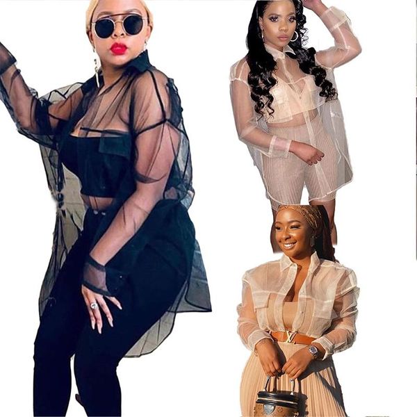 casual dresses women see-through shirts fashion spring autumn summer solid organza see through blouses shirt, Black;gray
casual dresses women see-through shirts fashion spring autumn summer solid organza see through blouses shirt, Black;gray