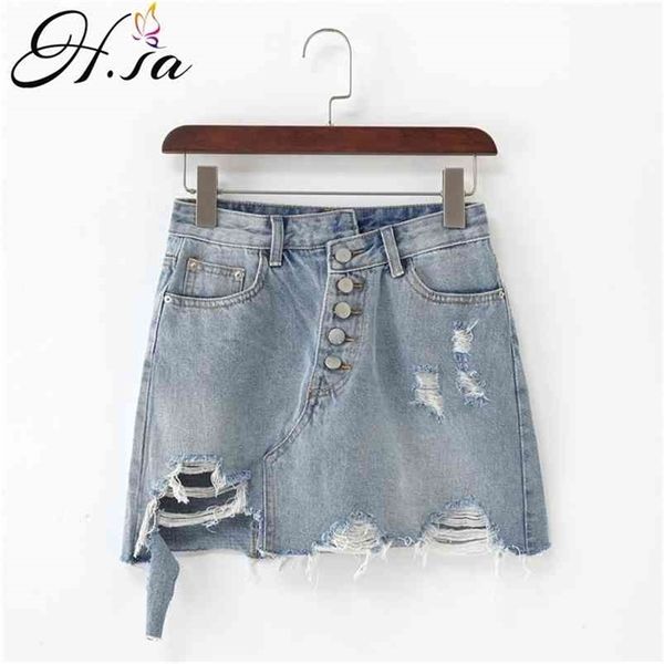 plus size fashion midi denim skirt women summer light blue hole ripped jeans female button tassel school 210430, Black
plus size fashion midi denim skirt women summer light blue hole ripped jeans female button tassel school 210430, Black