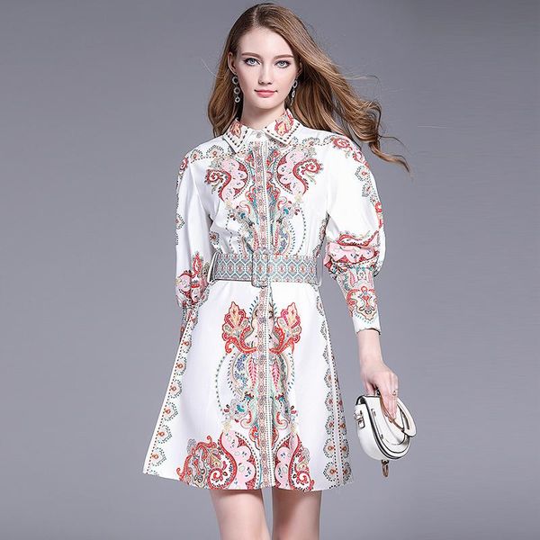 casual dresses vintage floral print lantern long sleeve mini female match belt waisted 2021 autumn clothes for women fashion, Black;gray
casual dresses vintage floral print lantern long sleeve mini female match belt waisted 2021 autumn clothes for women fashion, Black;gray