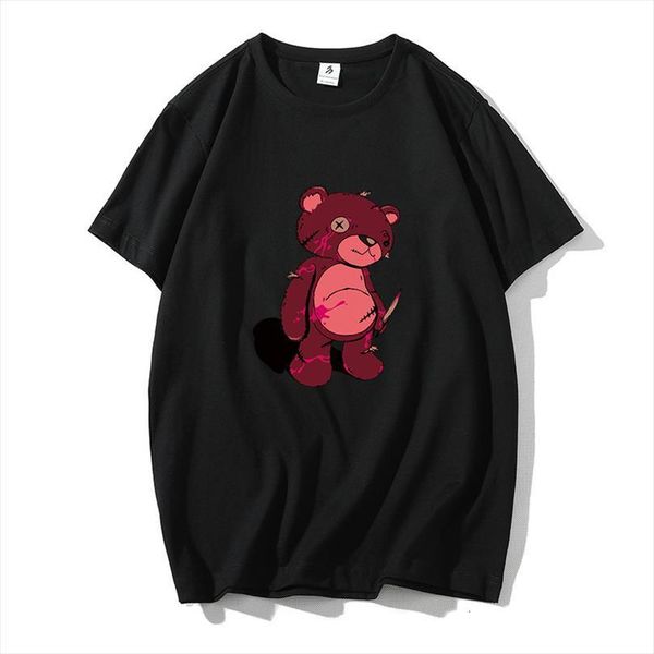 summer funny bear print mens polo t shirt casual short sleeved fashion hip hop, White;black
summer funny bear print mens polo t shirt casual short sleeved fashion hip hop, White;black
