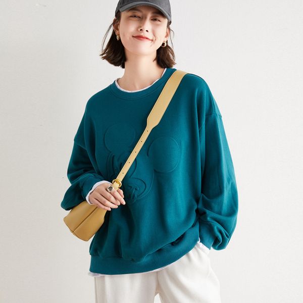 cotton 2021 solid autumn women's round ne 3d cartoon medium long fake two piece casual sweater, Black
cotton 2021 solid autumn women's round ne 3d cartoon medium long fake two piece casual sweater, Black