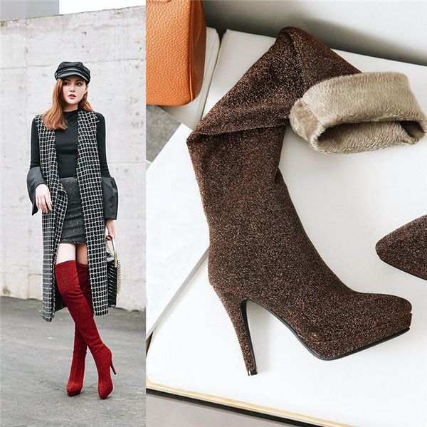 boots ymechic womens bling red black stretch stiletto overknee winter over the knee high heel long fashion shoes 43
boots ymechic womens bling red black stretch stiletto overknee winter over the knee high heel long fashion shoes 43