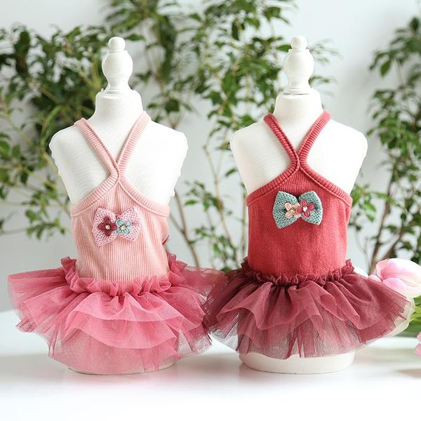 2021spring and summer thread suspender gauze dresses fresh dog cat dress red pink colors pet clothes accessories apparel
2021spring and summer thread suspender gauze dresses fresh dog cat dress red pink colors pet clothes accessories apparel
