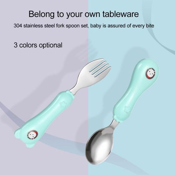 2pcs/set child toddler cute cartoon cutlery stainless fork spoon infant baby feeding utensils cups, dishes &
2pcs/set child toddler cute cartoon cutlery stainless fork spoon infant baby feeding utensils cups, dishes &