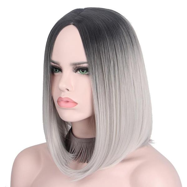 synthetic wigs blonde bob wig short for women ombre straight hair natural daily party cosplay, Black
synthetic wigs blonde bob wig short for women ombre straight hair natural daily party cosplay, Black