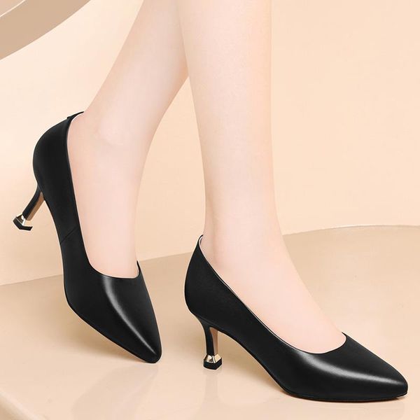 dress shoes trend joker comfortable pointy, shallow-mouth, thin heel women's, Black
dress shoes trend joker comfortable pointy, shallow-mouth, thin heel women's, Black