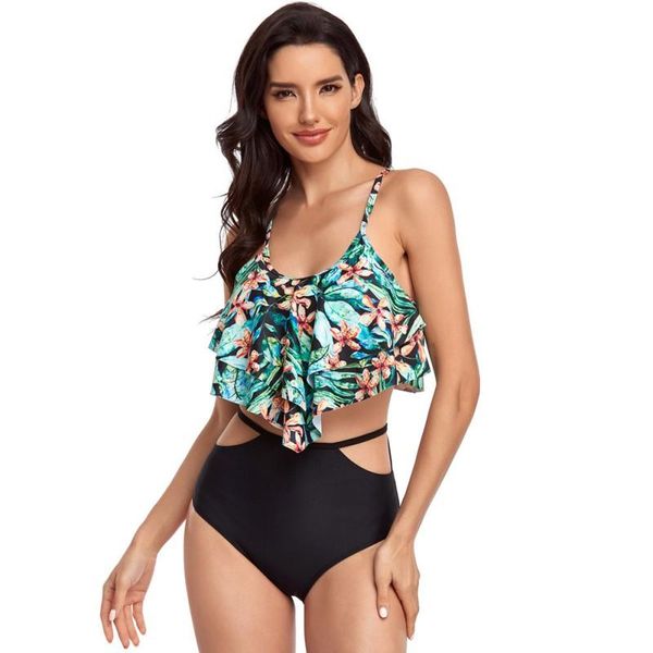 bikini women's oversize double ruffle swimsuit high waist beachwear female bathing suit push up swimwear one-piece suits
bikini women's oversize double ruffle swimsuit high waist beachwear female bathing suit push up swimwear one-piece suits