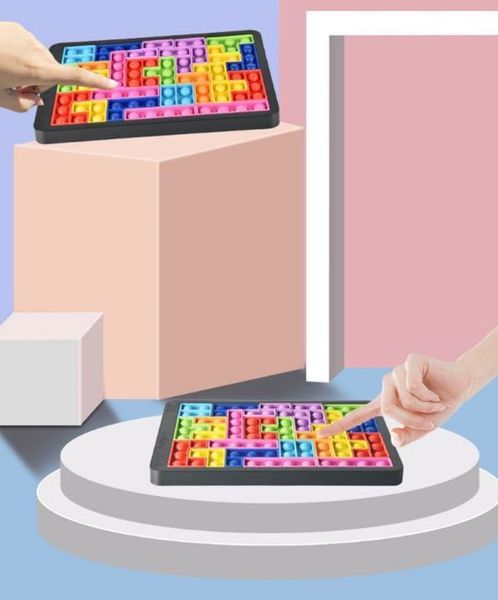2021 puzzle push pops fidget decompression toys tablegame tetris children's educational finger bubble music silicone toy
2021 puzzle push pops fidget decompression toys tablegame tetris children's educational finger bubble music silicone toy