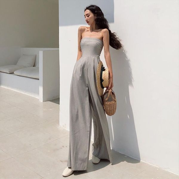 autumn vintage high waist womens rompers solid color wide legs loose temperament ladies pant, Black;white
autumn vintage high waist womens rompers solid color wide legs loose temperament ladies pant, Black;white