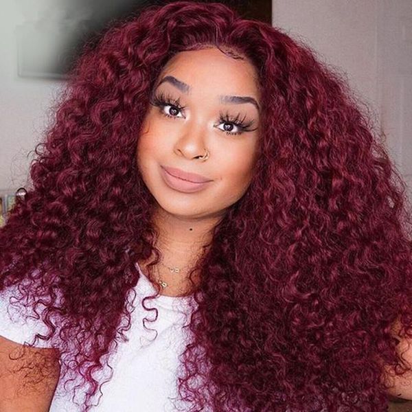 lace wigs 99j colored transparent front pre plucked burgundy wig with baby hair human for black women, Black;brown
lace wigs 99j colored transparent front pre plucked burgundy wig with baby hair human for black women, Black;brown