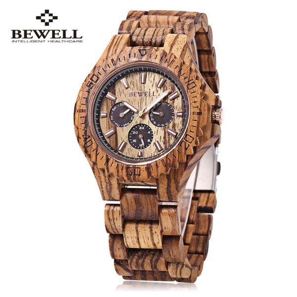 wristwatches bewell men wooden watch analog quartz movement waterproof luminous pointer dress elegant wrist reloj hombre, Slivery;brown
wristwatches bewell men wooden watch analog quartz movement waterproof luminous pointer dress elegant wrist reloj hombre, Slivery;brown