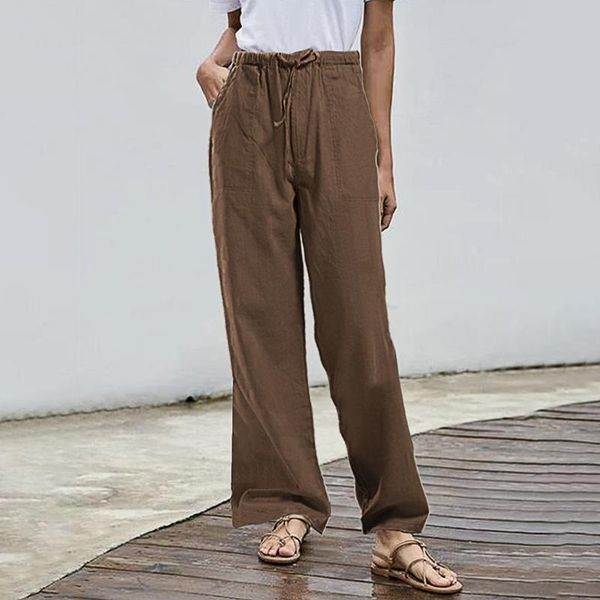 women's pants & capris loose cotton linen women plus size solid tightness trousers pocket woman casual mujer pantalones#gh, Black;white
women's pants & capris loose cotton linen women plus size solid tightness trousers pocket woman casual mujer pantalones#gh, Black;white