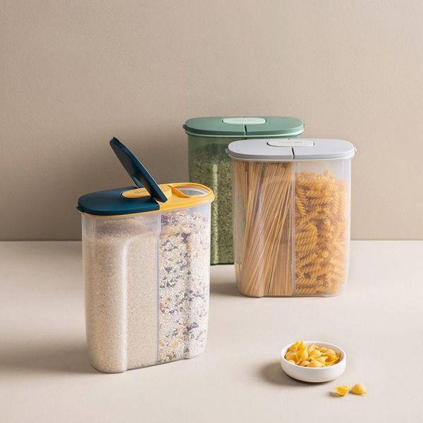 grain storage box kitchen divided grid dry cargo large-capacity tank organization tool bottles & jars
grain storage box kitchen divided grid dry cargo large-capacity tank organization tool bottles & jars