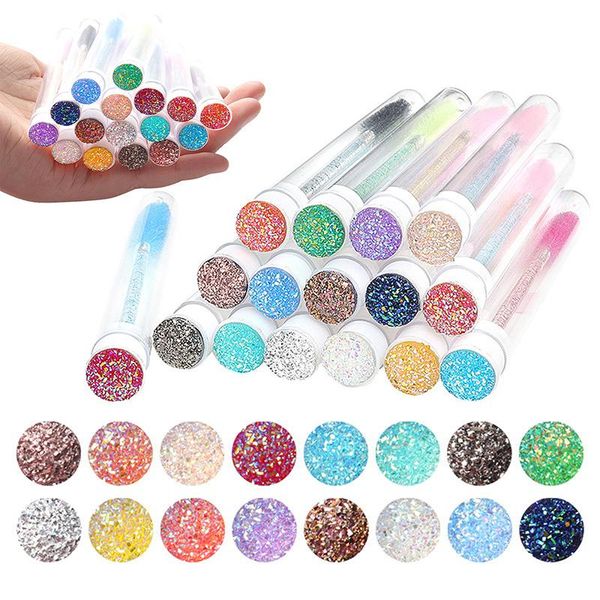false eyelashes reusable eyelash spoolies lash mascara wands replaceable dust-proof tube eyebrow brush lip brushes comb
false eyelashes reusable eyelash spoolies lash mascara wands replaceable dust-proof tube eyebrow brush lip brushes comb