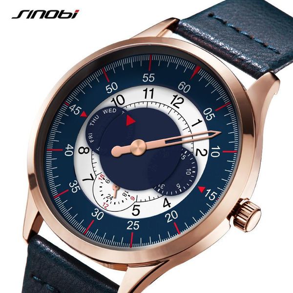 wristwatches sinobi arrival mens watches creative turntable design man watch leather strap quartz wristwathces date week clock relogio 19, Slivery;brown
wristwatches sinobi arrival mens watches creative turntable design man watch leather strap quartz wristwathces date week clock relogio 19, Slivery;brown