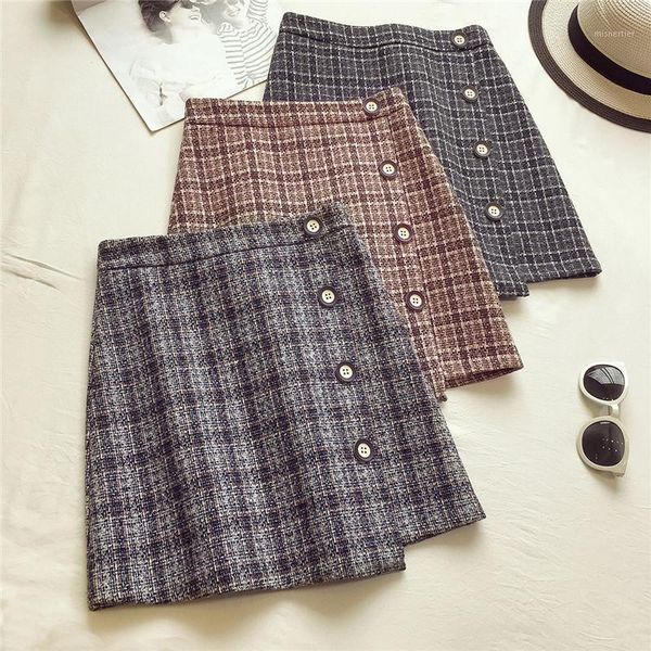 skirts plaid skirt irregular a-line button above knee mini empire waist preppy style autumn 2021, Black
skirts plaid skirt irregular a-line button above knee mini empire waist preppy style autumn 2021, Black