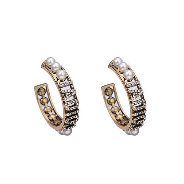 the jewel online new old inlaid with brilliant diamonds rhinestone pearl bronze earrings jewellry online, Golden
the jewel online new old inlaid with brilliant diamonds rhinestone pearl bronze earrings jewellry online, Golden