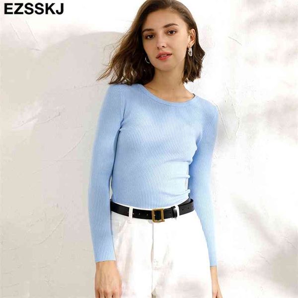 winter clothes knitted woman sweaters pullovers spring autumn basic women's jumper slim women's sweater pull long sleeve 210918, White;black
winter clothes knitted woman sweaters pullovers spring autumn basic women's jumper slim women's sweater pull long sleeve 210918, White;black