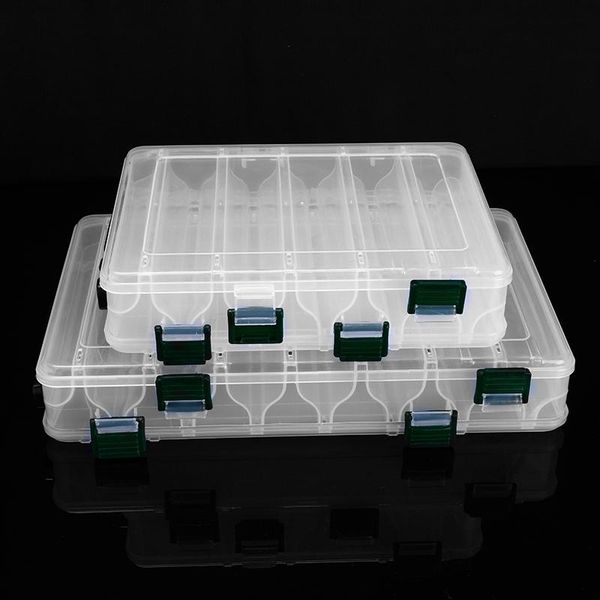 high strength fishing box for baits double sided plastic lure boxes tackle storage supplies accessories
high strength fishing box for baits double sided plastic lure boxes tackle storage supplies accessories